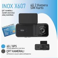 INOX-X607 FULL HD  2MP 4G GPS DESTEKLİ ÇİFT YÖNLÜ ARAÇ İÇİ KAMERA - 3